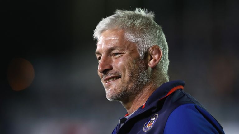 BATH, ENGLAND - OCTOBER 07:  Todd Blackadder, the Bath director of rugby looks on during the Aviva Premiership match between Bath Rugby and Sale Sharks at 