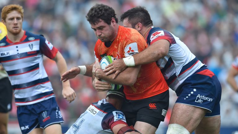 Tomas Leonardi in action for the Sunwolves