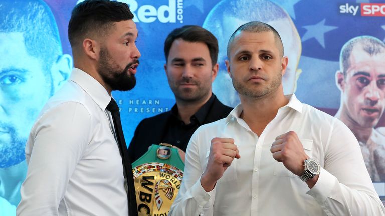 Tony Bellew and BJ Flores go head to head 