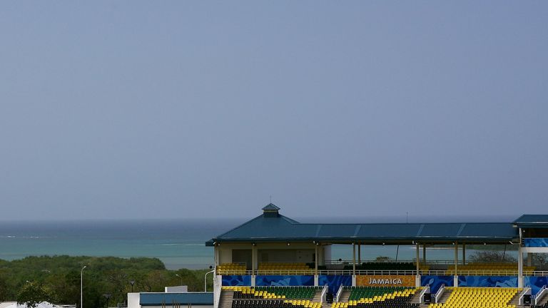 The picturesque surrounds of Montego Bay's Trelawney Stadium