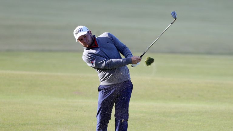 Tyrrell Hatton during the third round of the Alfred Dunhill Links Championship