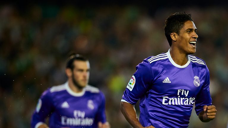 Raphael Varane opened the scoring for Real Madrid