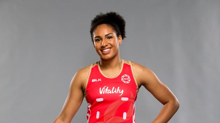 England's Vicky Oyesola