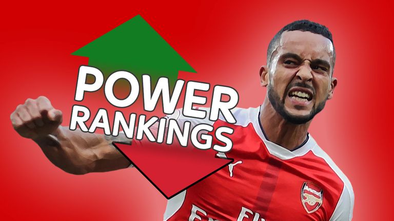 Arsenal's Theo Walcott has topped this week's Sky Sports Power Rankings