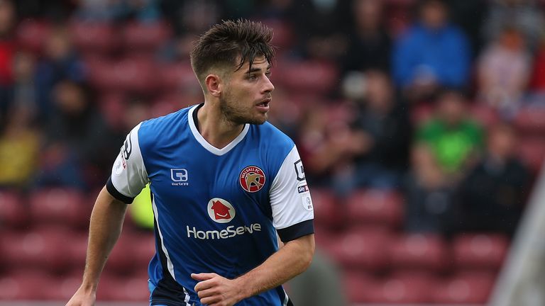 Joe Edwards of Walsall in action during the Sky Bet League One match between Northampton Town and Walsall