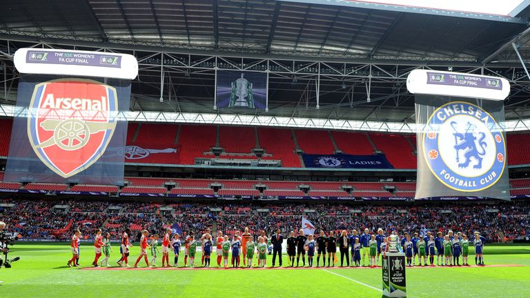 Women's FA Cup final at Wembley Stadium on May 14, 2016