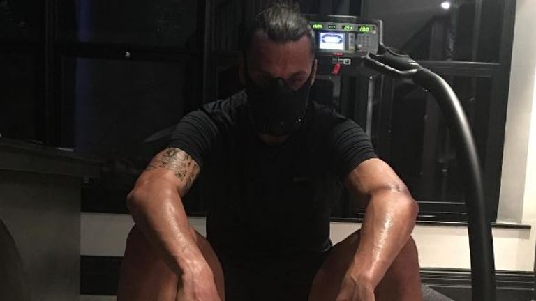 Zlatan Ibrahimovic has been putting himself through his paces during the international break