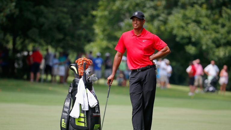 Tiger during his most recent competitive round  at Sedgefield on August 23, 2015