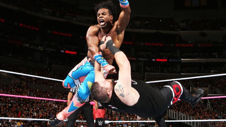 WWE Raw - Xavier Woods and Kevin Owens