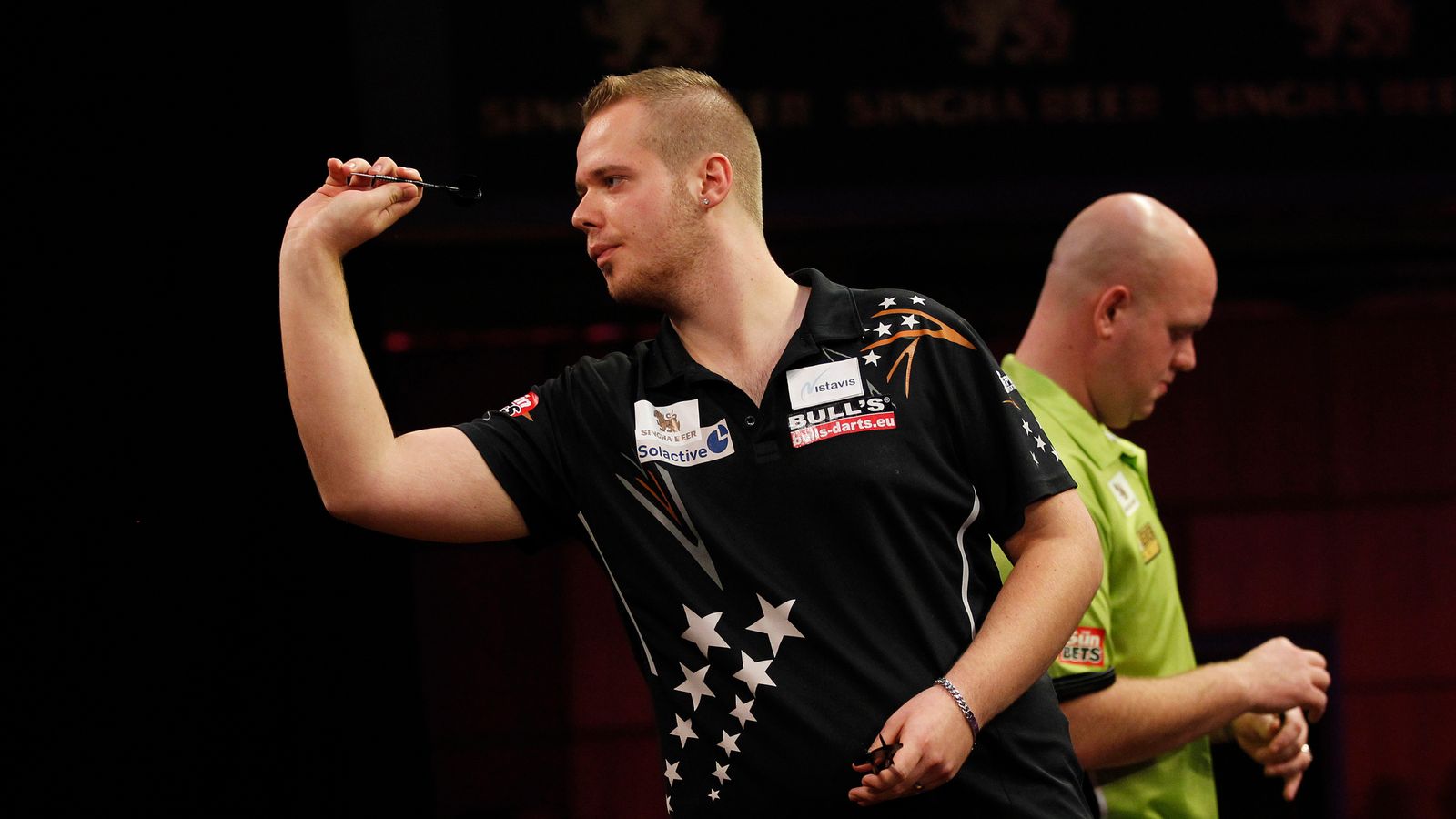 World Darts Championship: Chris Dobey, Corey Cadby, Benito van de Pas ...