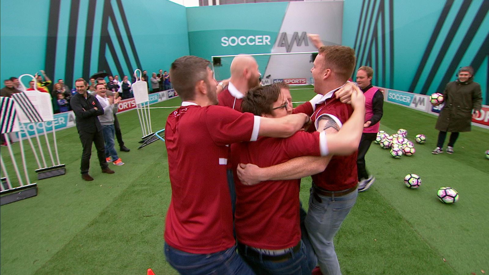 Northampton fans hit top bin on Soccer AM volley challenge Football