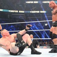 Goldberg beat Brock Lesnar in under two minutes at WWE Survivor Series