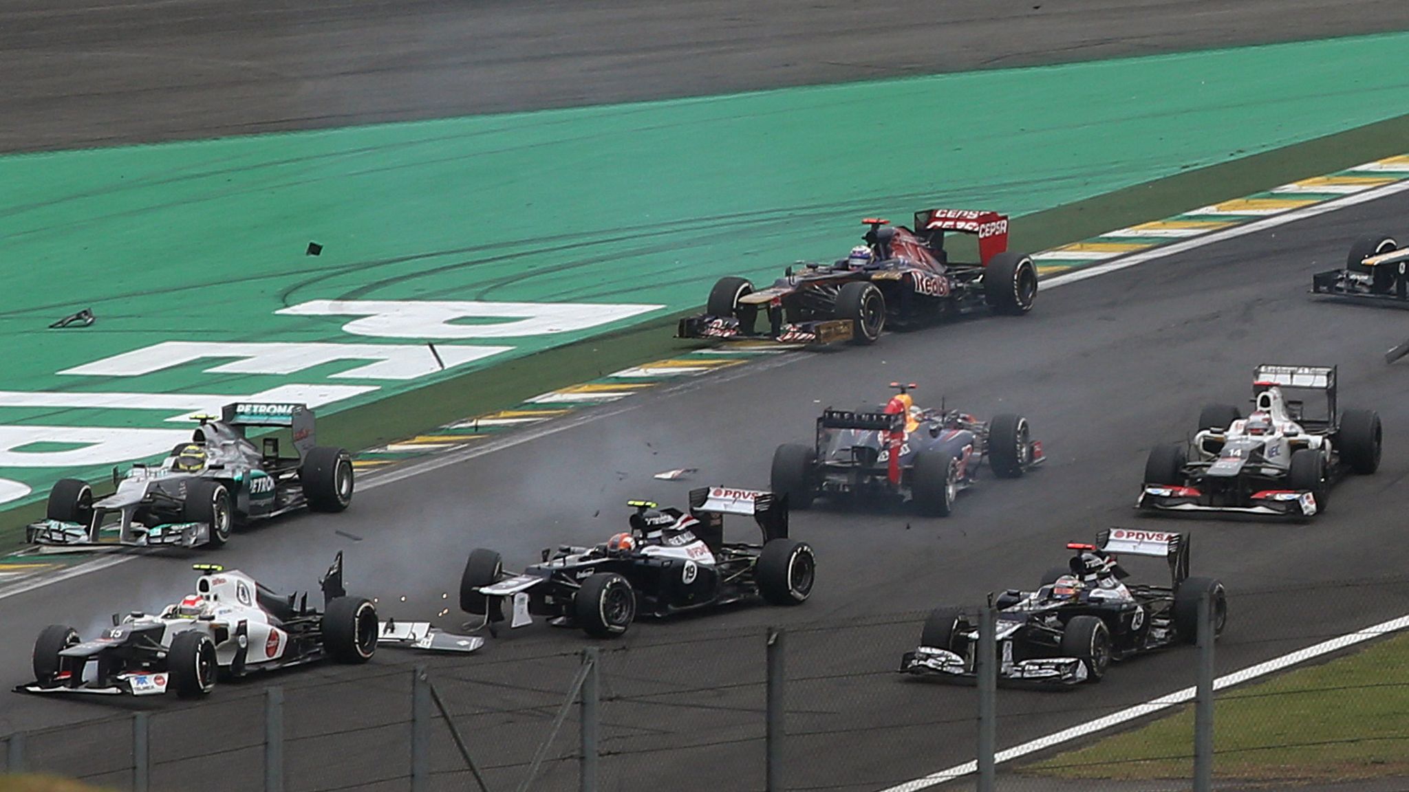 When Vettel crashed and triumphed in F1's last great title decider