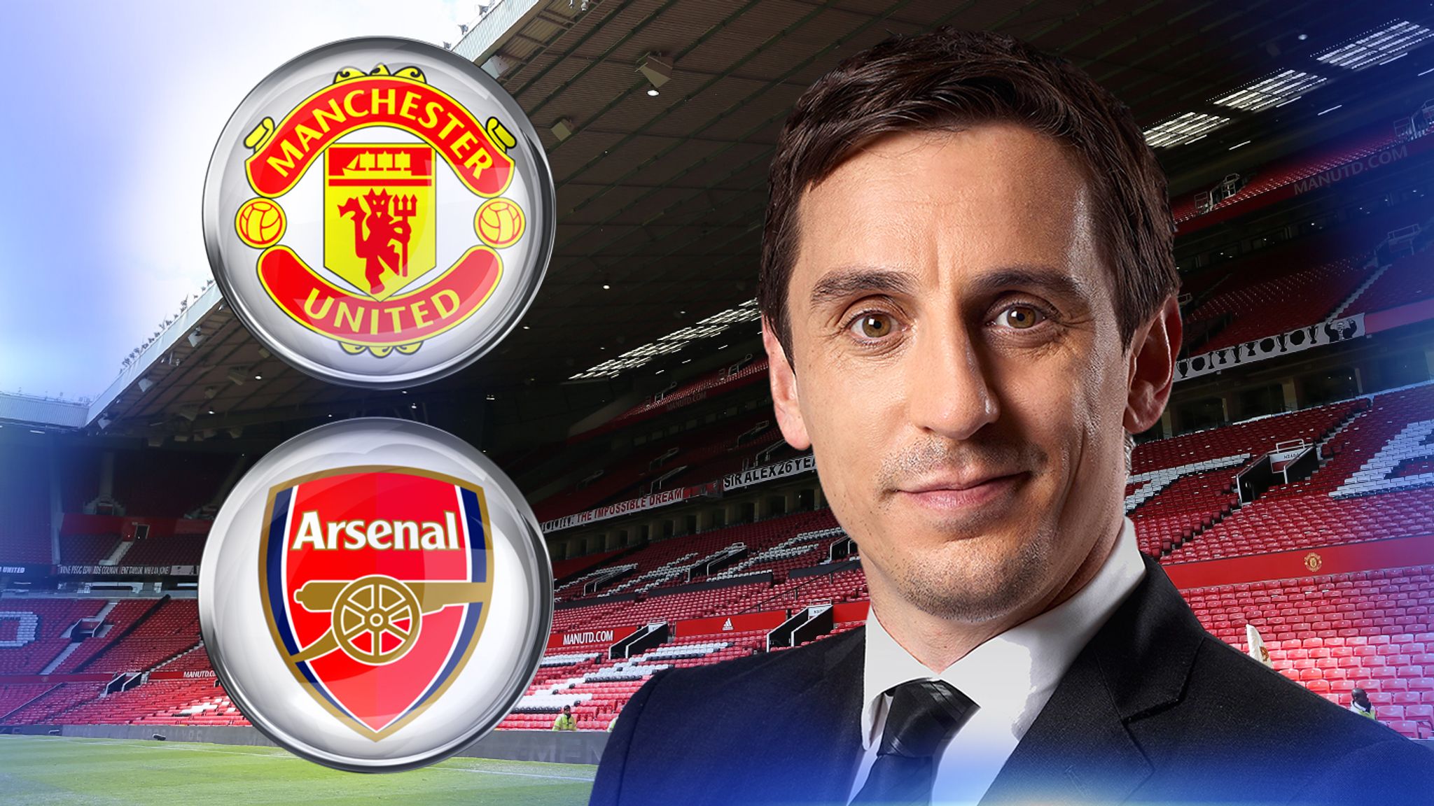 Gary Neville On Man Utd V Arsenal, Jose Mourinho And Wayne Rooney ...