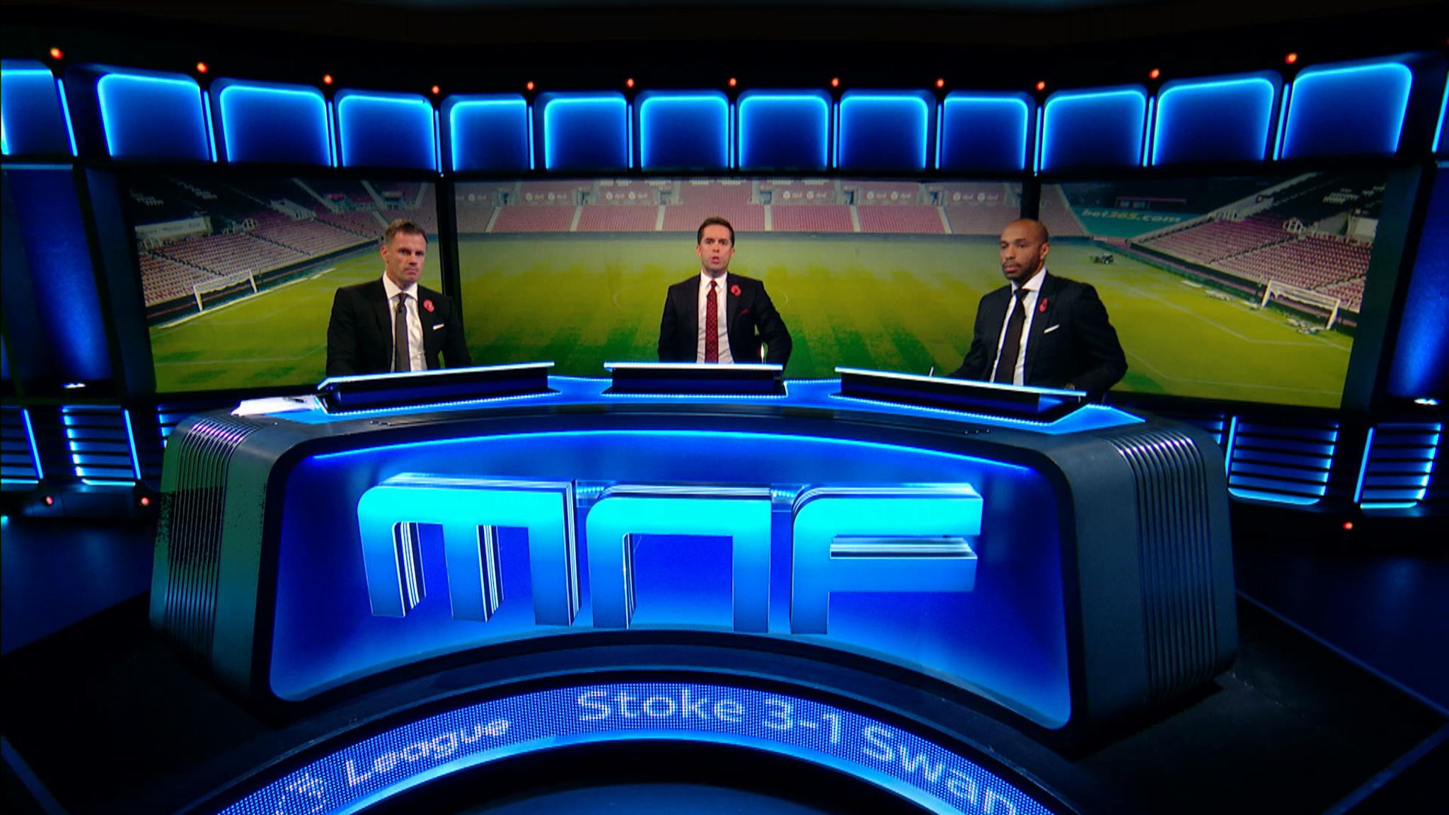 Why is Sky Sports Monday Night Football being broadcast from