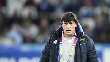 Argentina head coach Daniel Hourcade is adopting a cautious approach