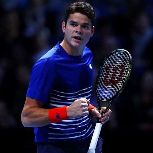Raonic sweeps aside Monfils