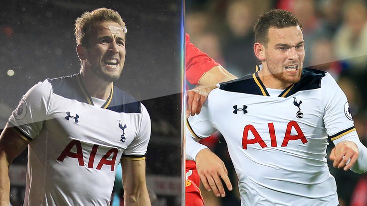 Harry Kane and Tottenham team-mate Vincent Janssen