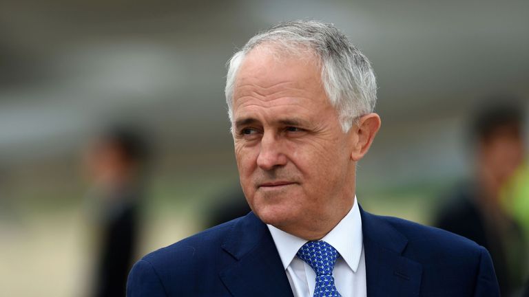 Australian Prime Minister Malcolm Turnbull