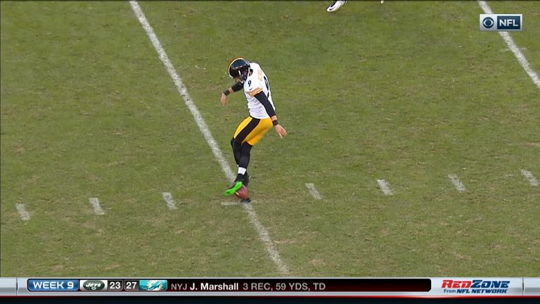 Pittsburgh Steelers kicker fails miserably at NFL's version of a rabona, Pittsburgh Steelers