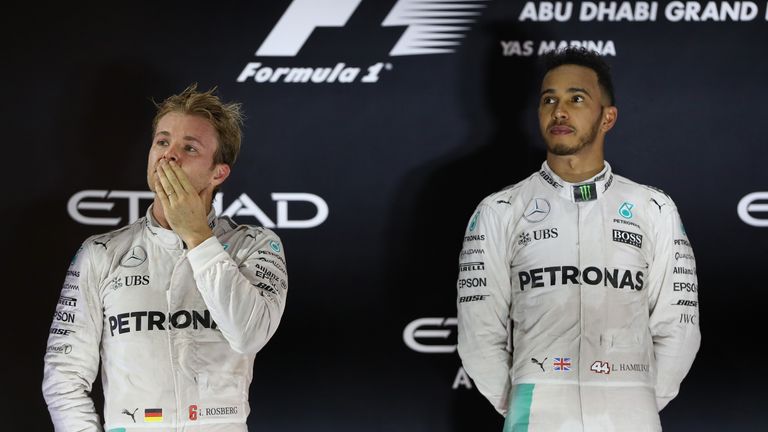 Nico Rosberg und Lewis Hamilton waren offenbar nie Freunde.