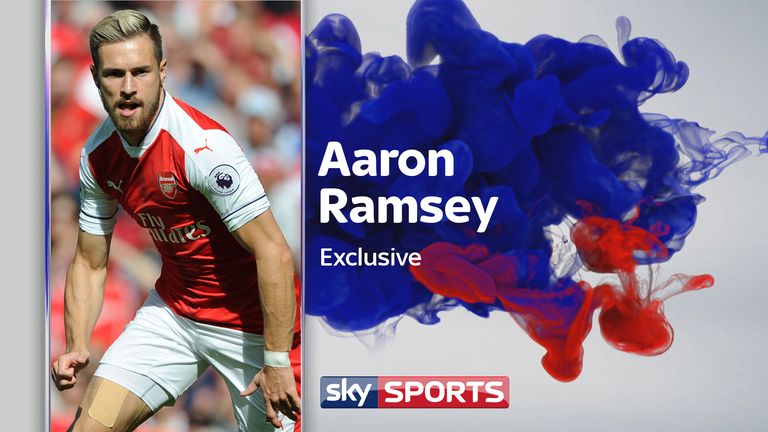 Aaron Ramsey speaks exclusively to Sky Sports ahead of Saturday's match with Man Utd