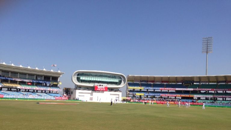 Just like HQ... the media centre at Rajkot looks strangely familiar