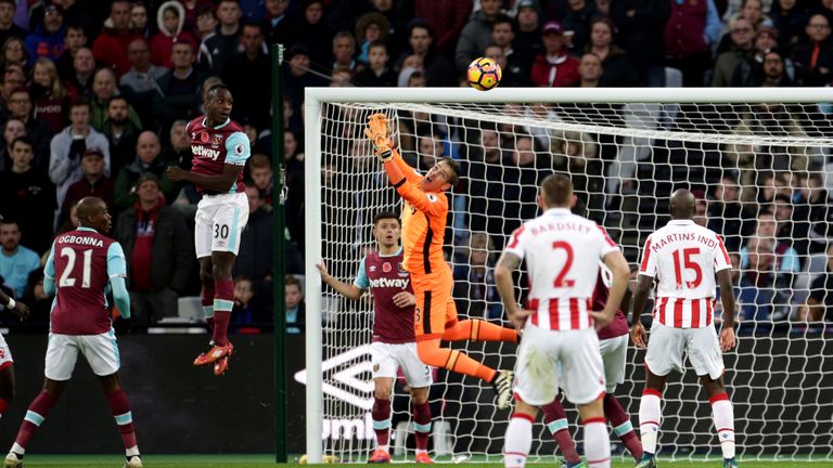 Adrian made a late mistake which cost West Ham the lead over Stoke