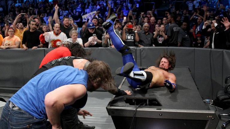 WWE Survivor Series - AJ Styles and Dean Ambrose