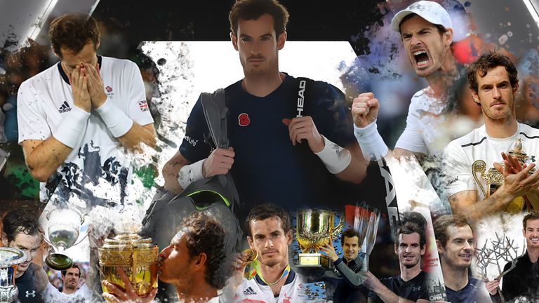 Andy Murray has won a tour-leading seven titles as he reached the peak of men's tennis for the first time on Nov. 7