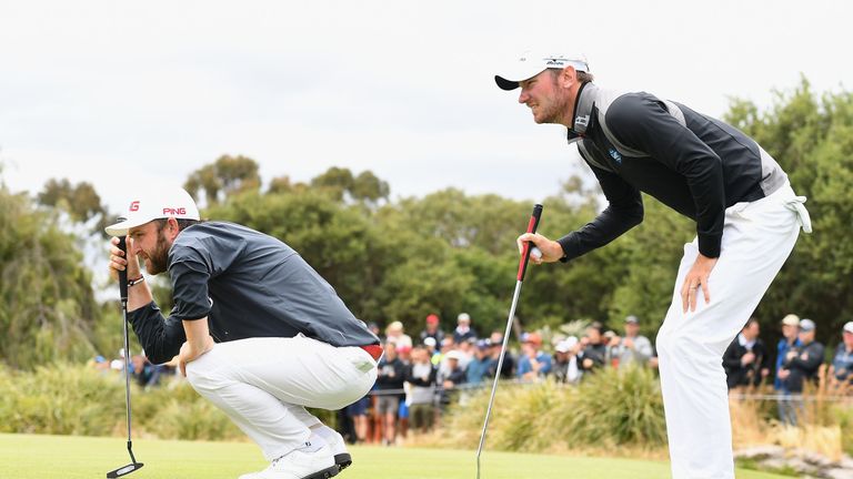 Andy Sullivan and Chris Wood crashed out of contention after dropping six shots over the last eight holes