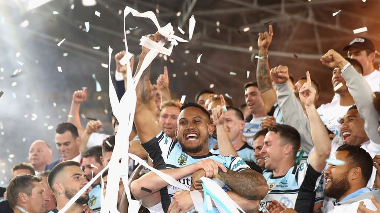 Ben Barba was part of the Cronulla Sharks side that won the 2016 NRL championship