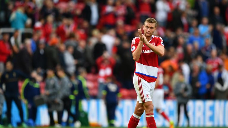Middlesbrough defender Ben Gibson says he will try to learn from his dual with Chelsea striker Diego Costa