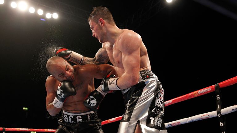 BIG CITY DREAMS .SSE ARENA,WEMBLEY,LONDON.PIC;LAWRENCE LUSTIG.Vacant WBC International Silver Super-Welterweight Contest 