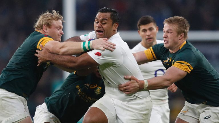  Billy Vunipola gave South Africa a dose of their own medicine with a physical showing at Twickenham