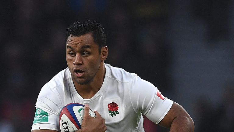 LONDON, ENGLAND - NOVEMBER 12:  Billy Vunipola of England in action during the Old Mutual Wealth Series match between England and South Africa at Twickenha