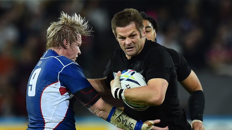 Bothma (L) represented Namibia at the 2015 World Cup