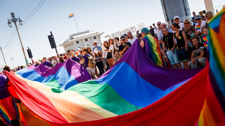 Brighton's Pride Festival is one of the biggest in the country