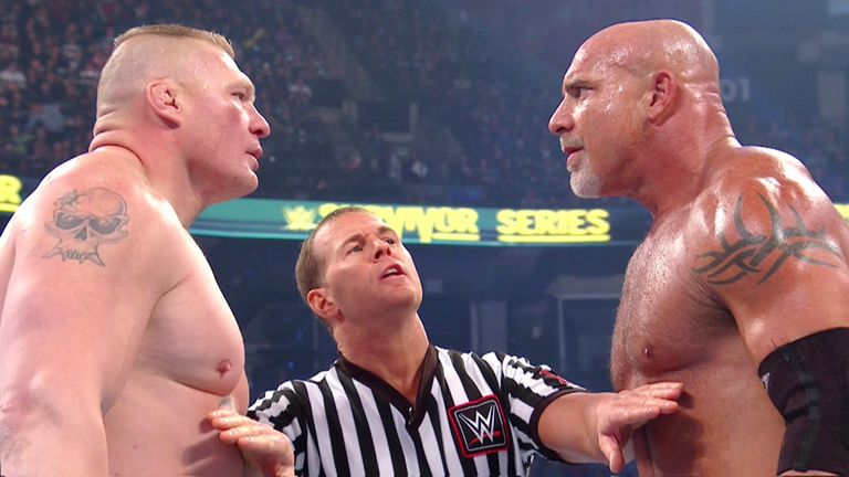 WWE Survivor Series - Goldberg and Brock Lesnar