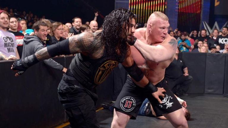 WWE Fastlane 2016 - Roman Reigns v Brock Lesnar v Dean Ambrose