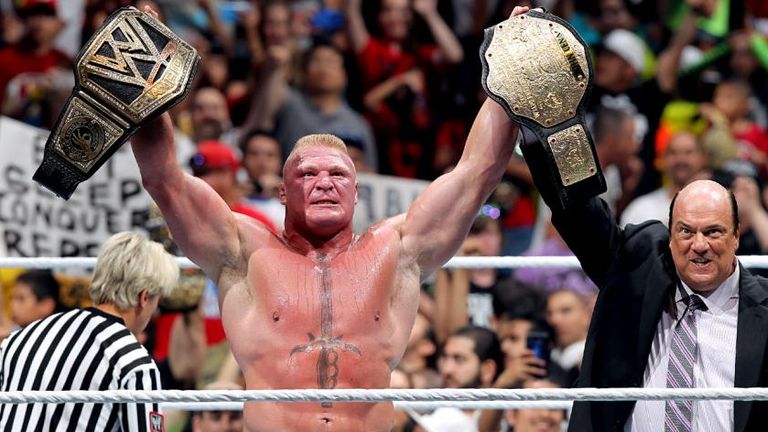 WWE SummerSlam 2014 - Brock Lesnar is world champion