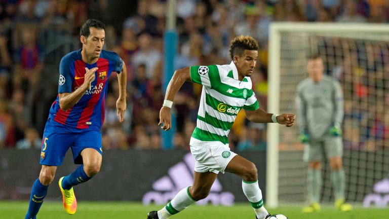 Scott Sinclair hopes playing in the Champions League can help win him an England call-up