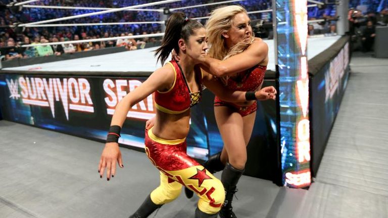 WWE Survivor Series - Charlotte attacks Bayley