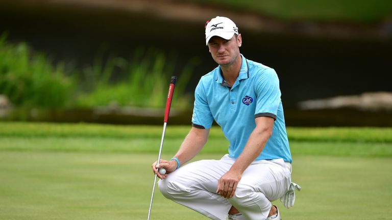 Chris Wood during day two of the Nedbank Golf Challenge at Gary Player CC