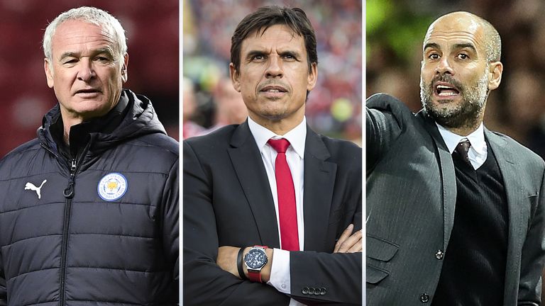 Claudio Ranieri, Chris Coleman and Pep Guardiola are named on a 10-man shortlist for FIFA men's coach of the year