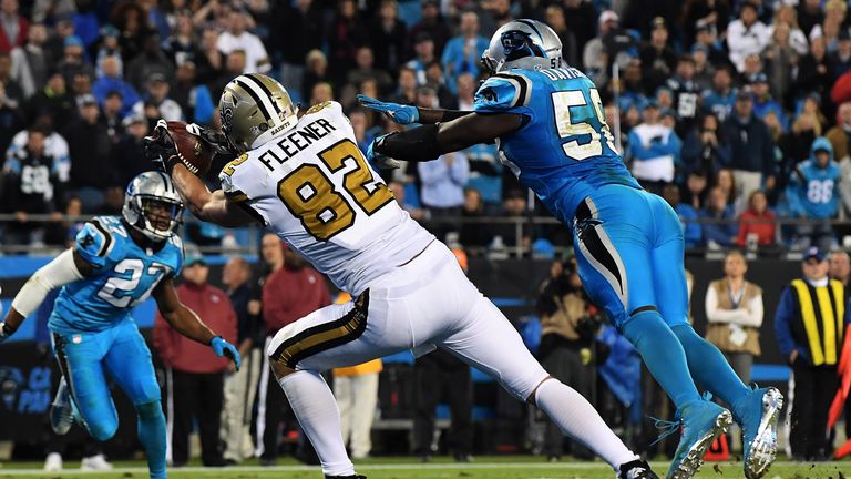 Panthers come up short against Saints