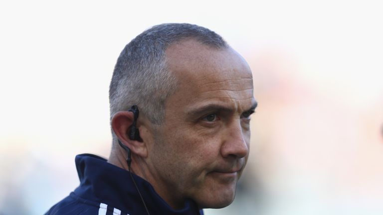 Italy coach Conor O'Shea before the international rugby match between New Zealand and Italy at Stadio Olimpico on November 12, 