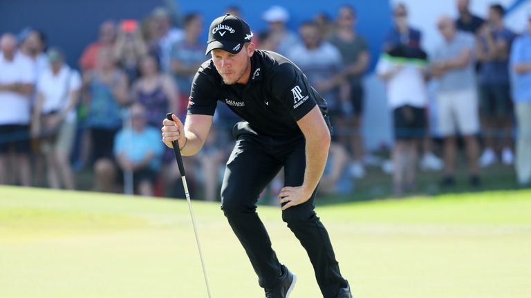 Danny Willett was frustrated by his poor form on the greens