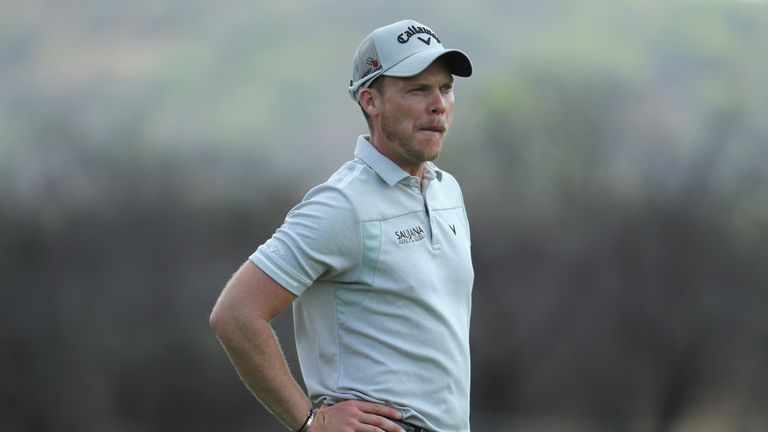 SUN CITY, SOUTH AFRICA - NOVEMBER 08:  Danny Willett of England in action during a practice round ahead of the Nedbank Golf Challenge at the Gary Player CC