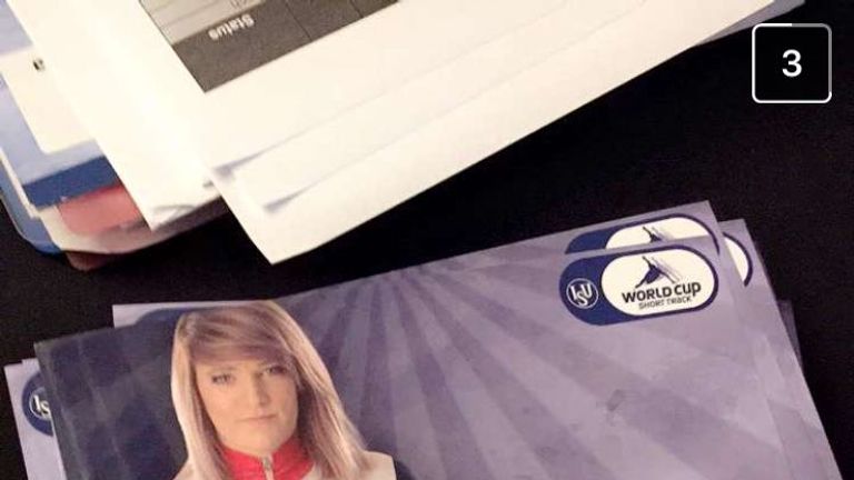 The World Cup programme showing off one of their star performers